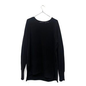 Athleta Black Relaxed-Fit Flowy Loungewear Sweater Size Small